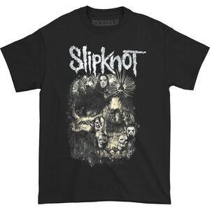 Slipknot Unisex Adult Skull T-Shirt / Black